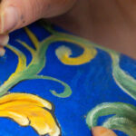 Particolare body painting Caltagirone